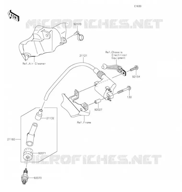 IGNITION SYSTEM Kawasaki MOTOS 125 2021 Z125 PRO  BR125JMFNN