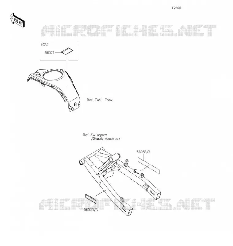 LABELS Kawasaki MOTOS 125 2021 Z125 PRO  BR125JMFNN
