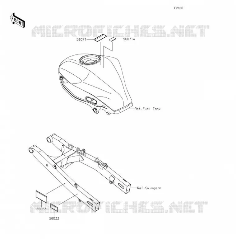 LABELS Kawasaki MOTOS 125 2021 Z125  BR125LMFNN