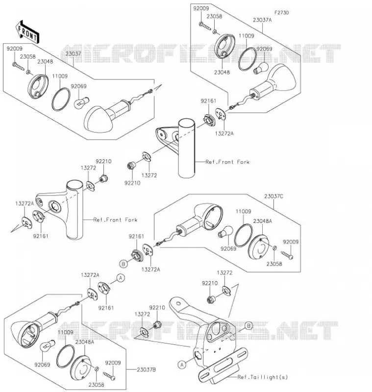 INDICATORS Kawasaki MOTOS 800 2021 W800  EJ800DMFNN