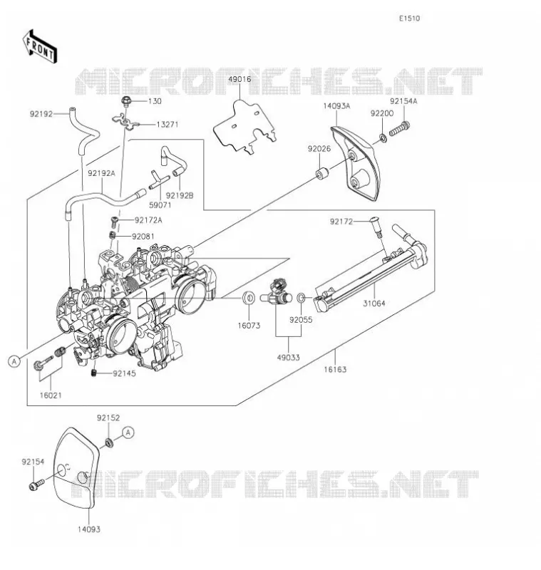 CARBURETOR Kawasaki MOTOS 800 2021 W800 STREET  EJ800FMFNN