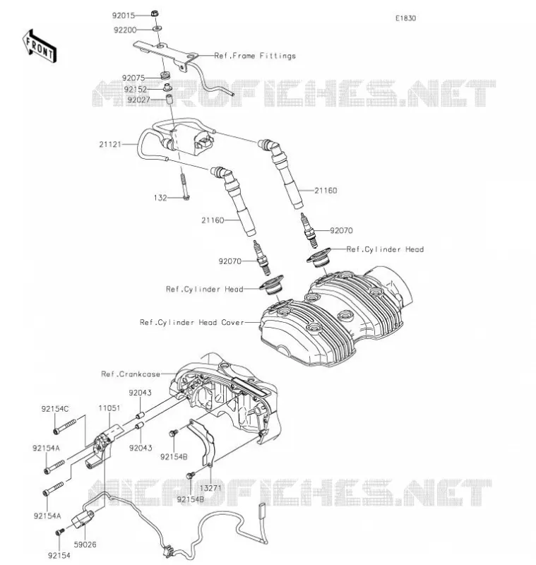 IGNITION SYSTEM Kawasaki MOTOS 800 2021 W800 STREET  EJ800FMFNN