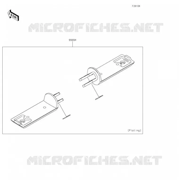 ACCESSORY(Foot Peg) Kawasaki MOTOS 650 2021 VULCAN S  EN650DMFAN