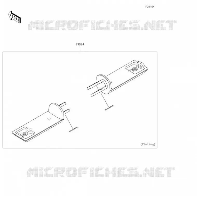 ACCESSORY(Foot Peg) Kawasaki MOTOS 650 2021 VULCAN S  EN650DMFAN