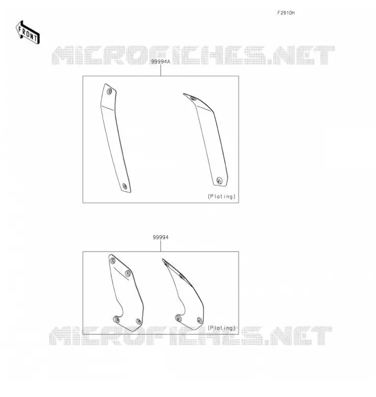 ACCESSORY(Outer Cover) Kawasaki MOTOS 650 2021 VULCAN S  EN650DMFAN