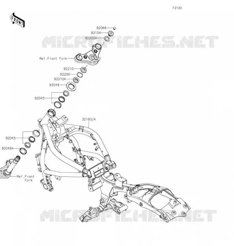 FRAME Kawasaki MOTOS 650 2021 VULCAN S  EN650DMFNN