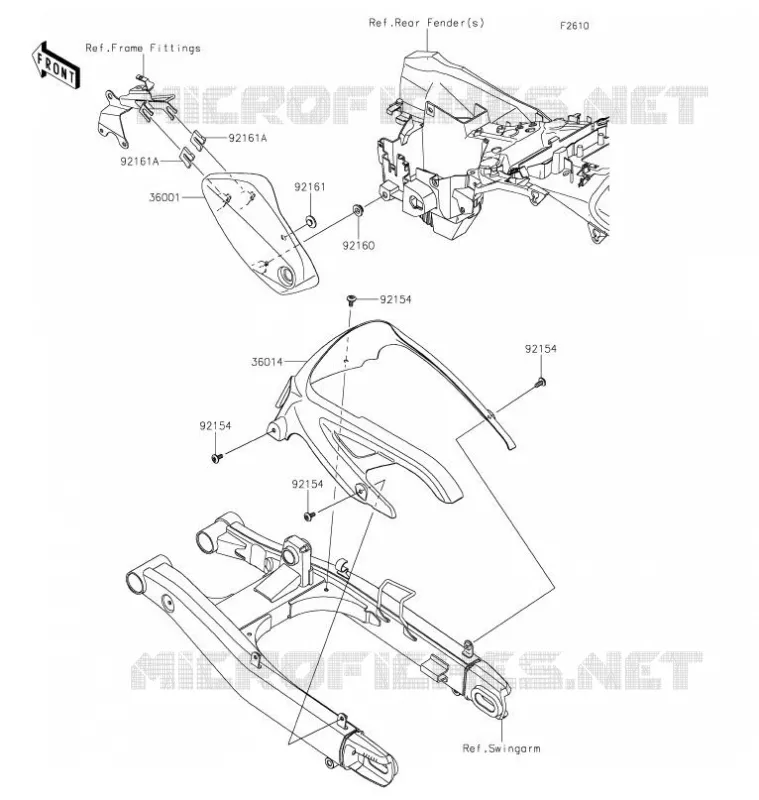 SIDE COVERS - CHAIN COVER Kawasaki MOTOS 650 2021 VULCAN S  EN650DMFNN