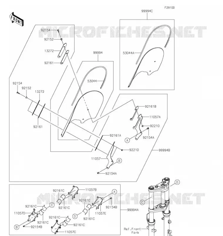 ACCESSORY(PARE-BRISE) Kawasaki MOTOS 650 2021 VULCAN S  EN650JMFAN
