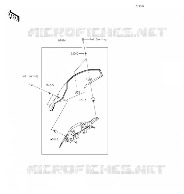 ACCESSORY(Meter Cover) Kawasaki MOTOS 400 2021 Z400  ER400DMFNN