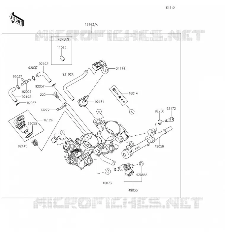 THROTTLE Kawasaki MOTOS 400 2021 Z400  ER400DMFNN