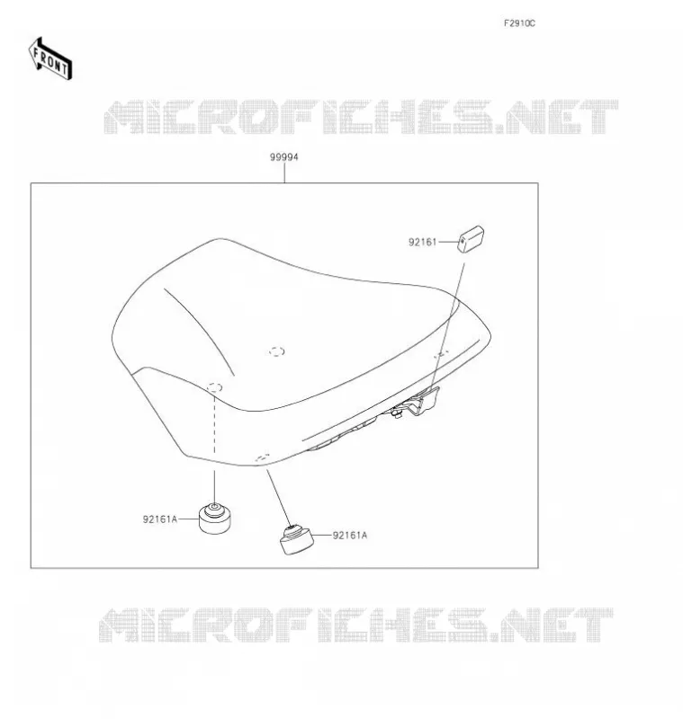 ACCESSORY(High Seat) Kawasaki MOTOS 650 2021 Z650  ER650KMFAL
