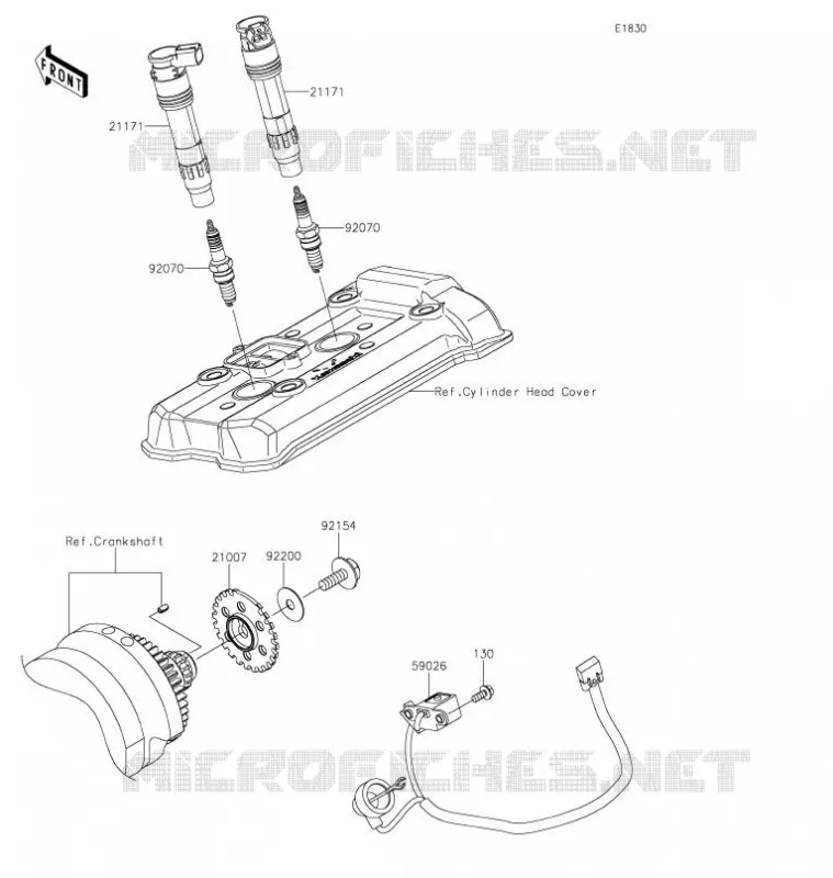 IGNITION SYSTEM Kawasaki MOTOS 650 2020 Z650  ER650LLF
