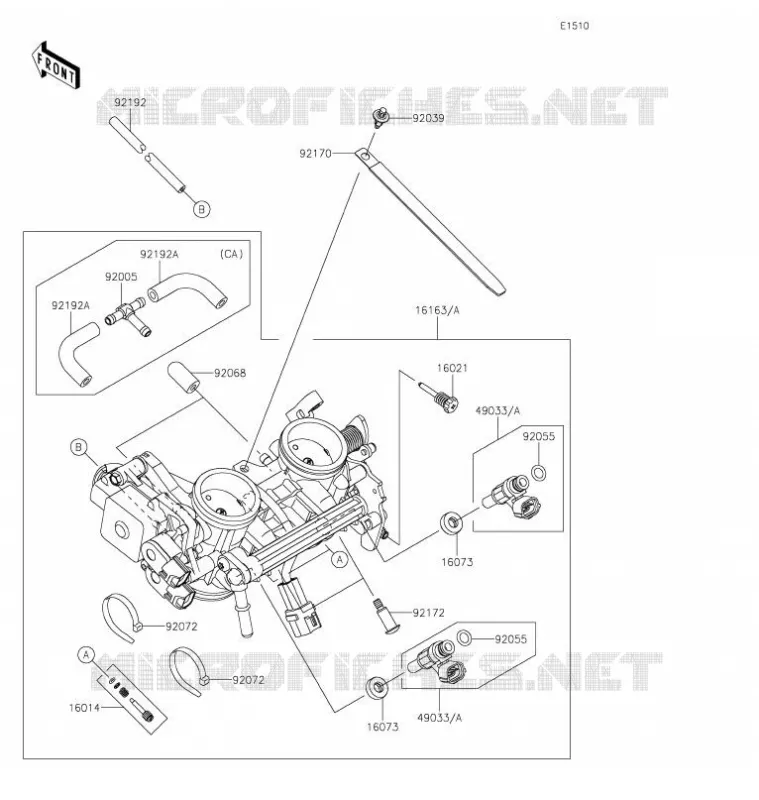 THROTTLE Kawasaki MOTOS 650 2021 Z650  ER650LMFNN