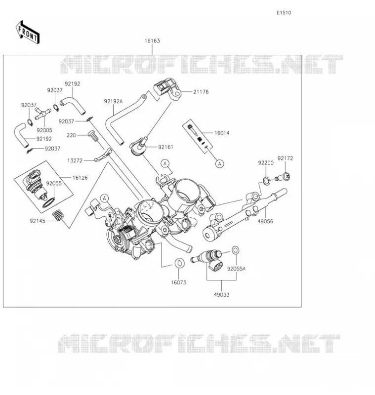 THROTTLE Kawasaki MOTOS 400 2021 NINJA 400  EX400GMFNN