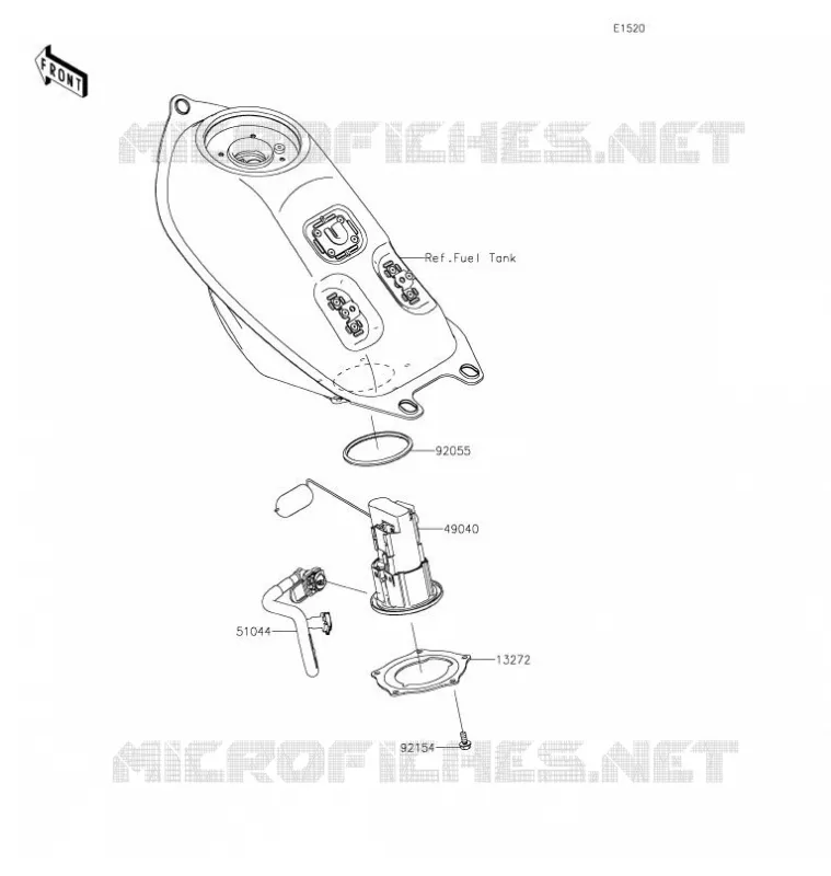 FUEL PUMP Kawasaki TOUT-TERRAIN 230 2021 KLX230  KLX230AMFNN