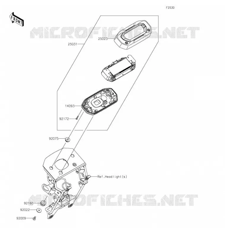 METERS Kawasaki TOUT-TERRAIN 230 2021 KLX230  KLX230AMFNN