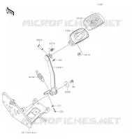 BRAKE PEDAL   TORQUE LINK voor Kawasaki VULCAN 1700 VOYAGER 2021