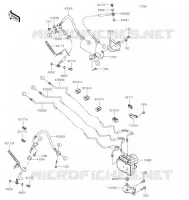 BRAKE PIPE voor Kawasaki VULCAN 1700 VOYAGER 2021