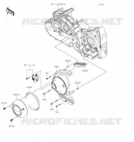 CHAIN COVER voor Kawasaki VULCAN 1700 VOYAGER 2021