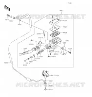 CLUTCH MASTER CYLINDER voor Kawasaki VULCAN 1700 VOYAGER 2021