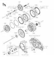CLUTCH voor Kawasaki VULCAN 1700 VOYAGER 2021