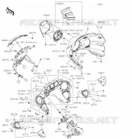 COWLING voor Kawasaki VULCAN 1700 VOYAGER 2021