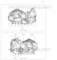 CRANKCASE BOLT PATTERN voor Kawasaki VULCAN 1700 VOYAGER 2021