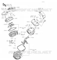 CYLINDER HEAD COVER voor Kawasaki VULCAN 1700 VOYAGER 2021