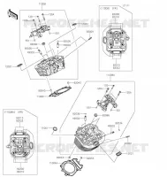 CYLINDER HEAD voor Kawasaki VULCAN 1700 VOYAGER 2021