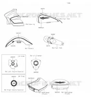 DECALS voor Kawasaki VULCAN 1700 VOYAGER 2021