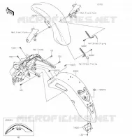 FENDERS voor Kawasaki VULCAN 1700 VOYAGER 2021