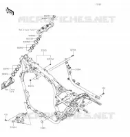 FRAME voor Kawasaki VULCAN 1700 VOYAGER 2021