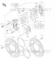 FRONT BRAKE voor Kawasaki VULCAN 1700 VOYAGER 2021