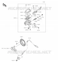 FRONT MASTER CYLINDER voor Kawasaki VULCAN 1700 VOYAGER 2021