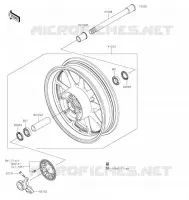FRONT WHEEL voor Kawasaki VULCAN 1700 VOYAGER 2021