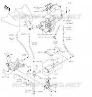 FUEL EVAPORATION SYSTEM(CA) voor Kawasaki VULCAN 1700 VOYAGER 2021