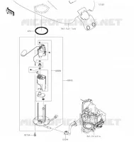 FUEL PUMP voor Kawasaki VULCAN 1700 VOYAGER 2021