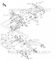 SIDE COVERS   CHAIN COVER voor Kawasaki VULCAN 1700 VOYAGER 2021