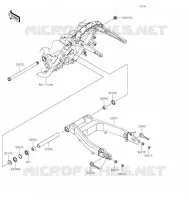 SWINGARM voor Kawasaki VULCAN 1700 VOYAGER 2021