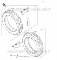 TIRES voor Kawasaki VULCAN 1700 VOYAGER 2021