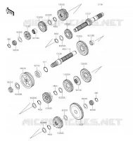 TRANSMISSION voor Kawasaki VULCAN 1700 VOYAGER 2021