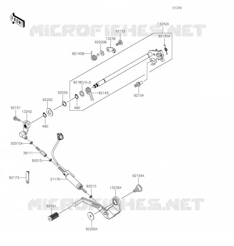 SHIFT Kawasaki MOTOS 1000 2020 Z H2  ZR1000KLFB