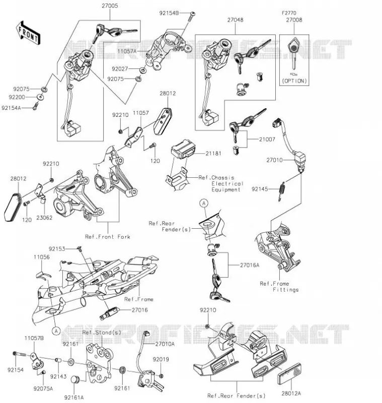 SWITCH Kawasaki MOTOS 1000 2020 Z H2  ZR1000KLFB