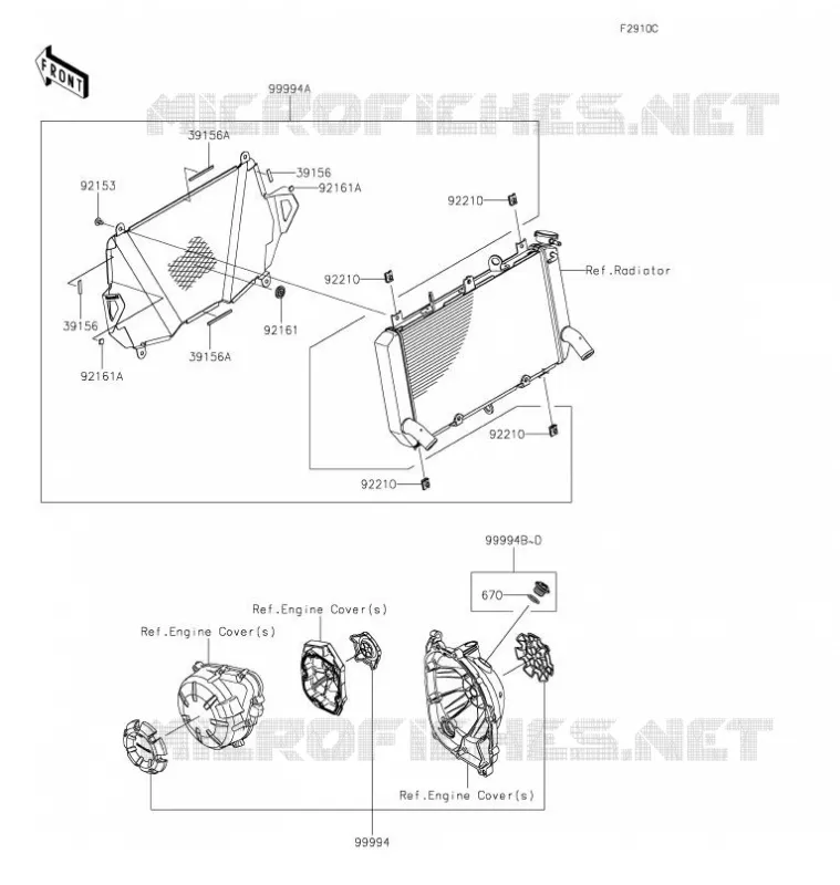 ACCESSORY(ENG. Cover Ring and Cap) Kawasaki MOTOS 900 2021 Z900  ZR900HMFNN