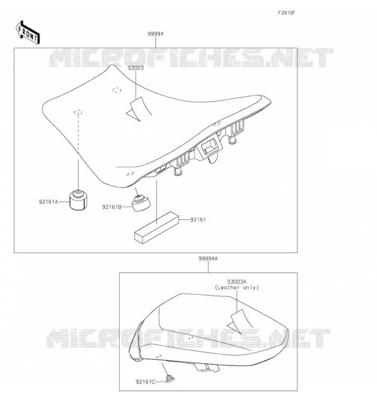 ACCESSORY(Seat) Kawasaki MOTOS 900 2021 Z900  ZR900HMFNN