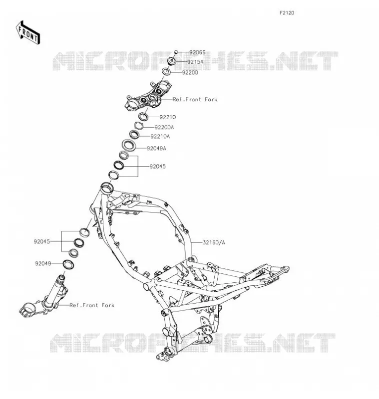 CHASSIS Kawasaki MOTOS 900 2021 Z900  ZR900HMFNN