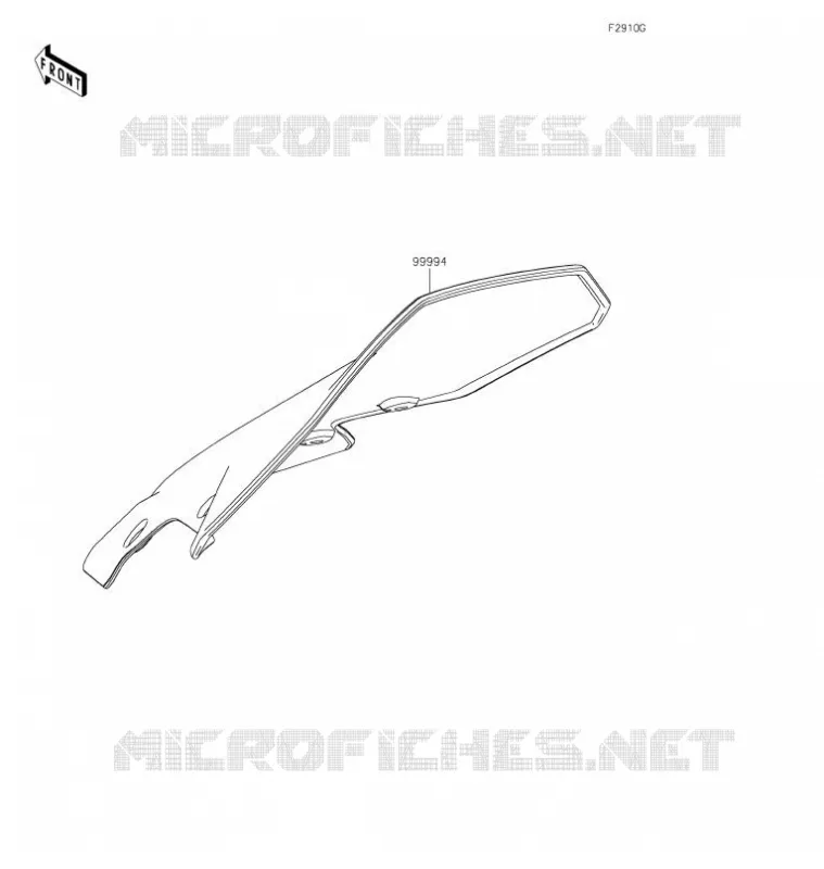 ACCESSORY(Large Meter Cover) Kawasaki MOTOS 900 2021 Z900  ZR900HMFNN