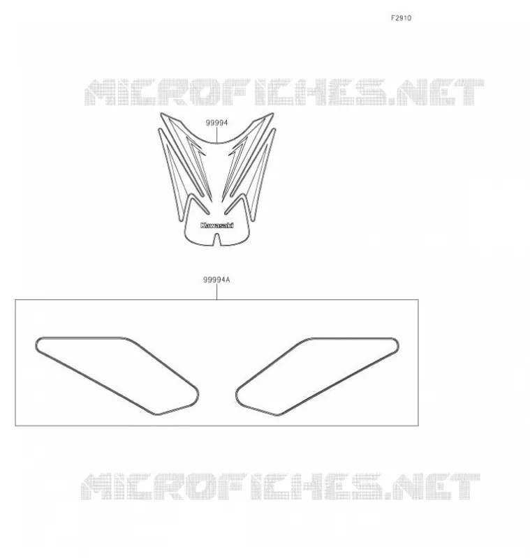 ACCESSORY(Pads) Kawasaki MOTOS 900 2021 Z900  ZR900HMFNN