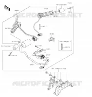 ACCESSORY (POIGNEES CHAUFFANTES) voor Kawasaki Z900RS 2021