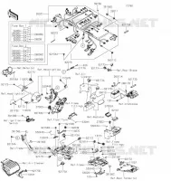 CHASSIS ELECTRICAL EQUIPMENT voor Kawasaki Z900RS 2021